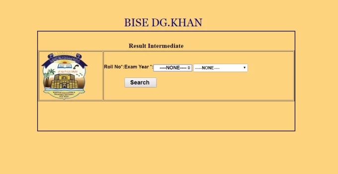 BISE DG Khan Board Class 10 Result